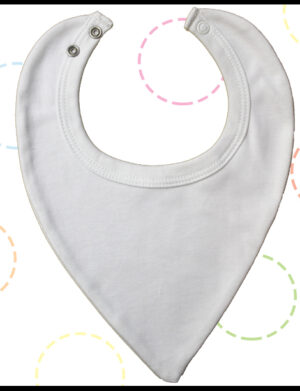 Unbranded Cotton Dribble Bibs (12 pack) - from 40p per unit