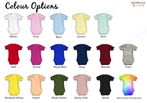 Colour-Chart - Baby Clothes Direct